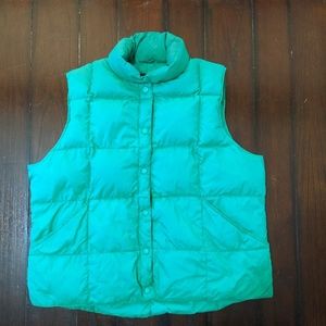 Women's down vest, size XL